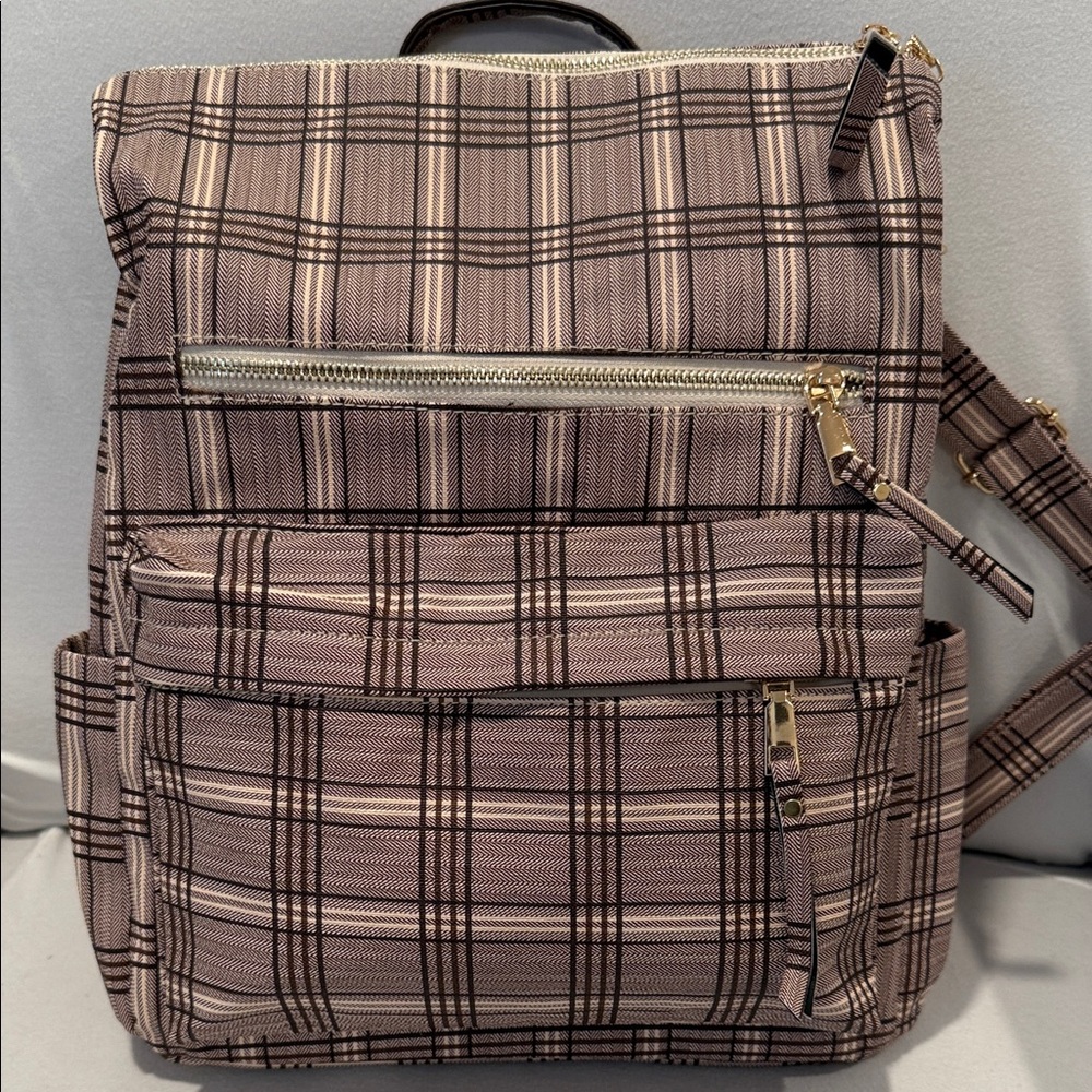 On sale!! 
Plaid Women's Backpack Faux Leather